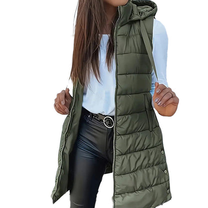 🥇2025 Fashion Sales Champion💥Women’s Zip-Up Long Puffer Vest