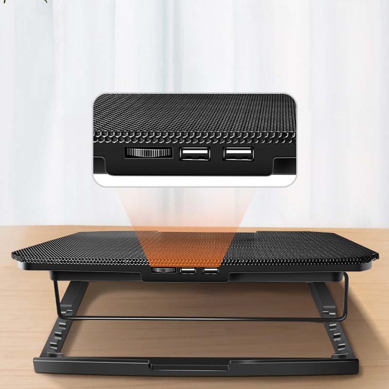 Adjustable Laptop Cooling Stand with Fan