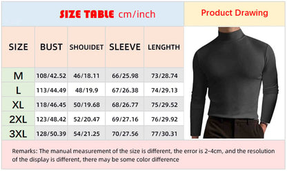 👕 50% OFF NOW! ✨ Men's High Neck Slim Fit T-Shirt - Stretchy & Breathable Fabric, Modern Style for Gym or Casual Wear 🏃‍♂️📦