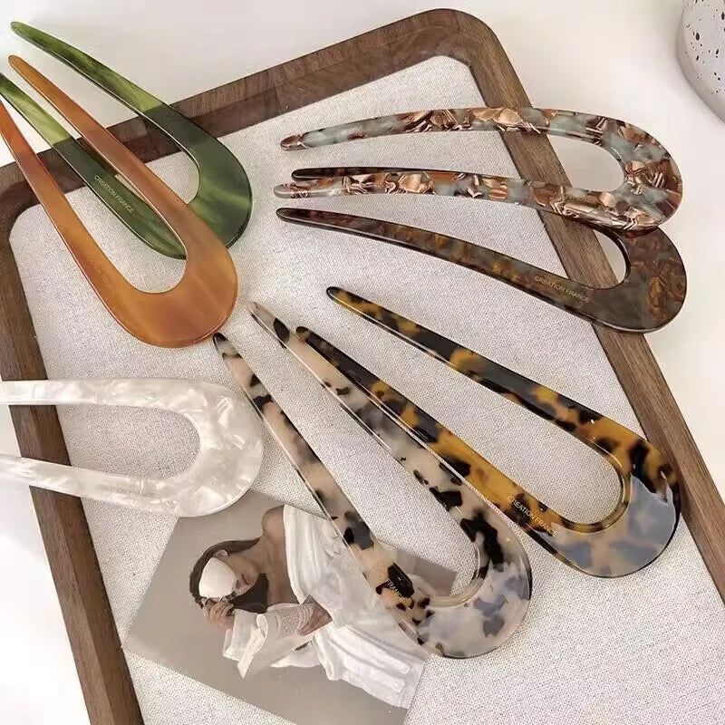 U Shape Women Hairpins Hair Clips
