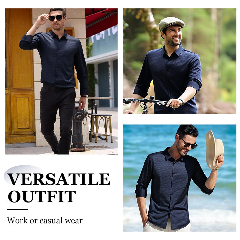 Men's Casual Fashion Long-Sleeve Shirt