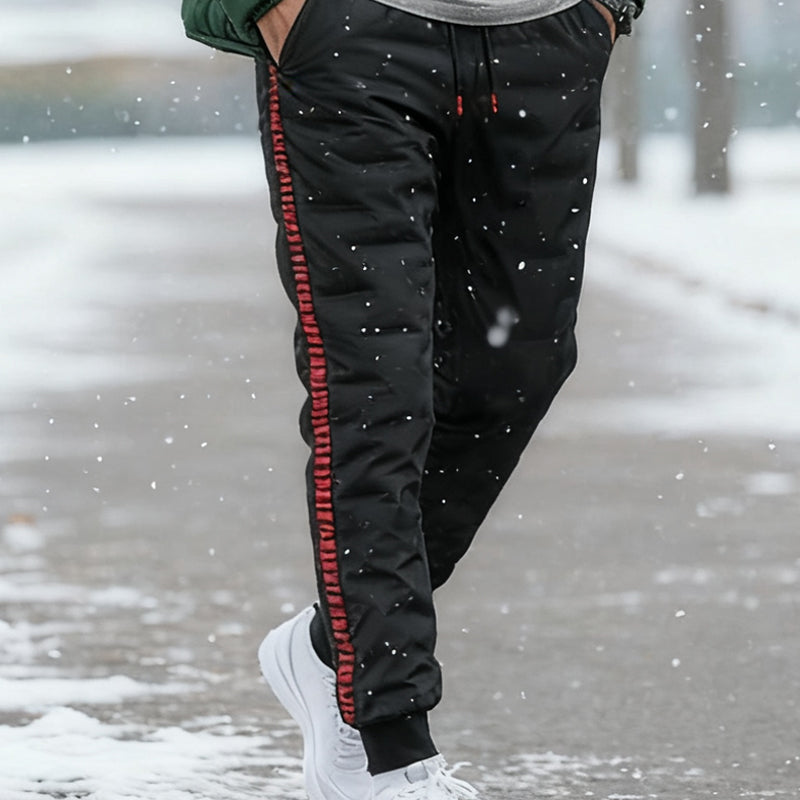 Men’s Thickened Windproof Warm Trousers