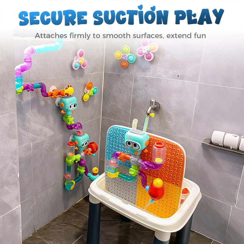 Waterworks Pipe Bath Toy Set for Kids