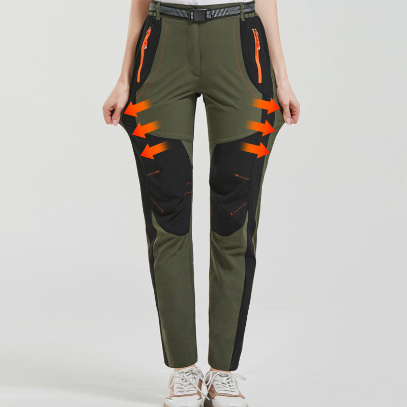 🍂Windproof Waterproof Warm Elastic Waist Hiking Pants🔥Waterproof and insulated