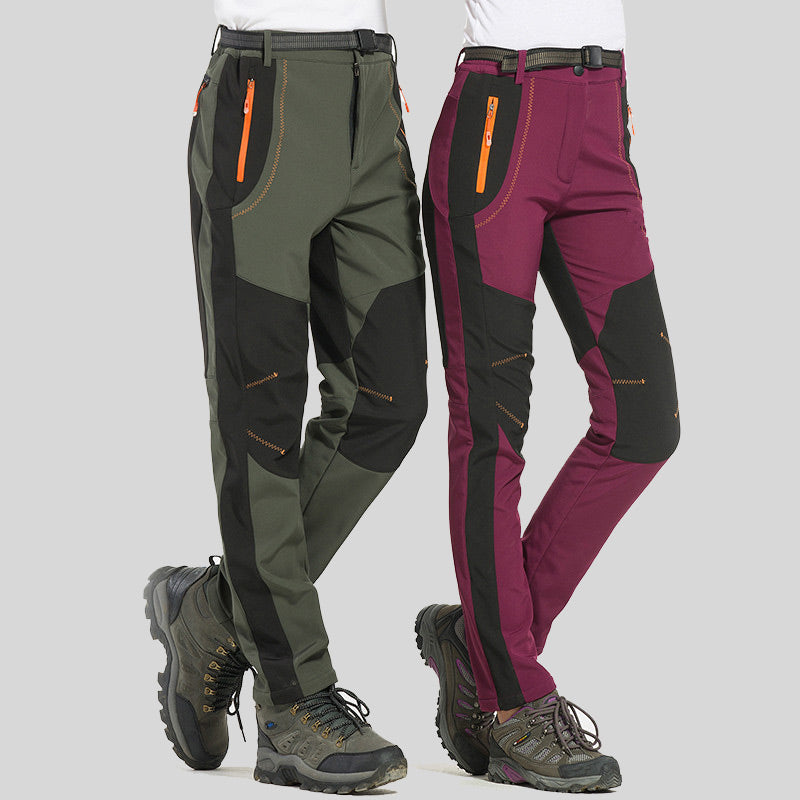 🍂Windproof Waterproof Warm Elastic Waist Hiking Pants🔥Waterproof and insulated