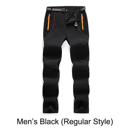 🍂Windproof Waterproof Warm Elastic Waist Hiking Pants🔥Waterproof and insulated