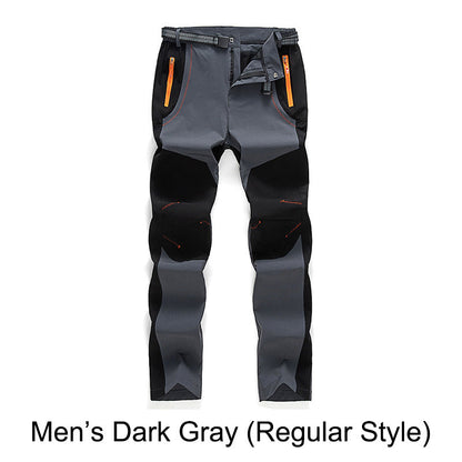 🍂Windproof Waterproof Warm Elastic Waist Hiking Pants🔥Waterproof and insulated