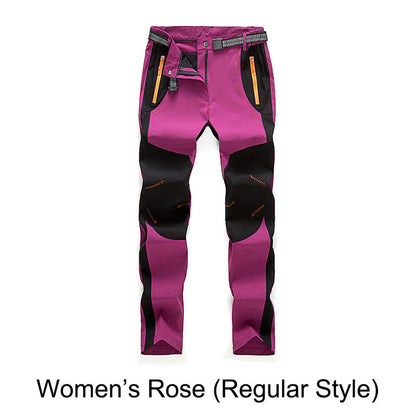 🍂Windproof Waterproof Warm Elastic Waist Hiking Pants🔥Waterproof and insulated