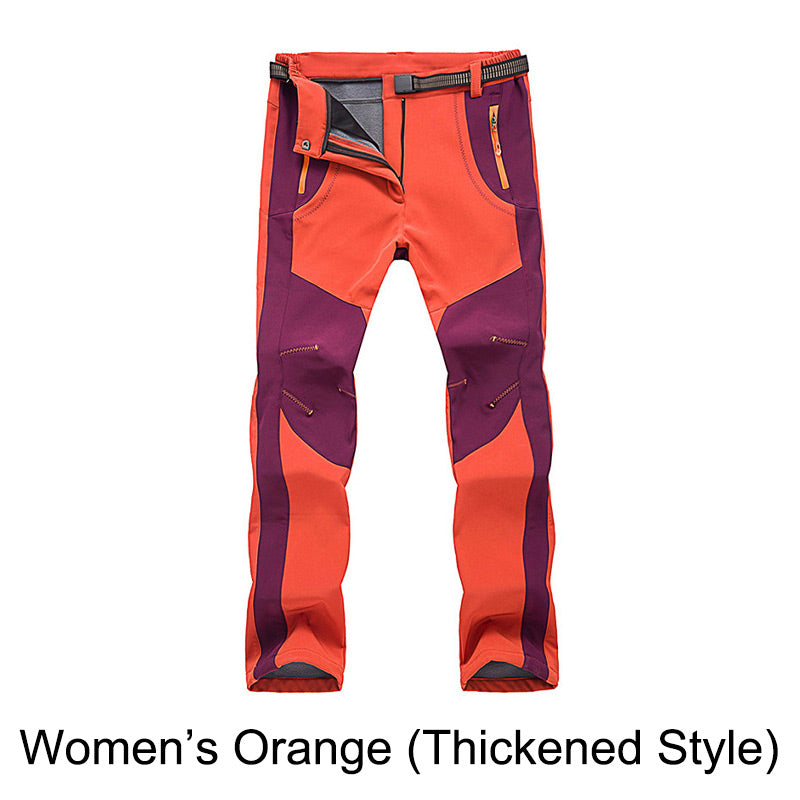 🍂Windproof Waterproof Warm Elastic Waist Hiking Pants🔥Waterproof and insulated