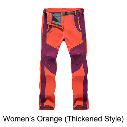 🍂Windproof Waterproof Warm Elastic Waist Hiking Pants🔥Waterproof and insulated