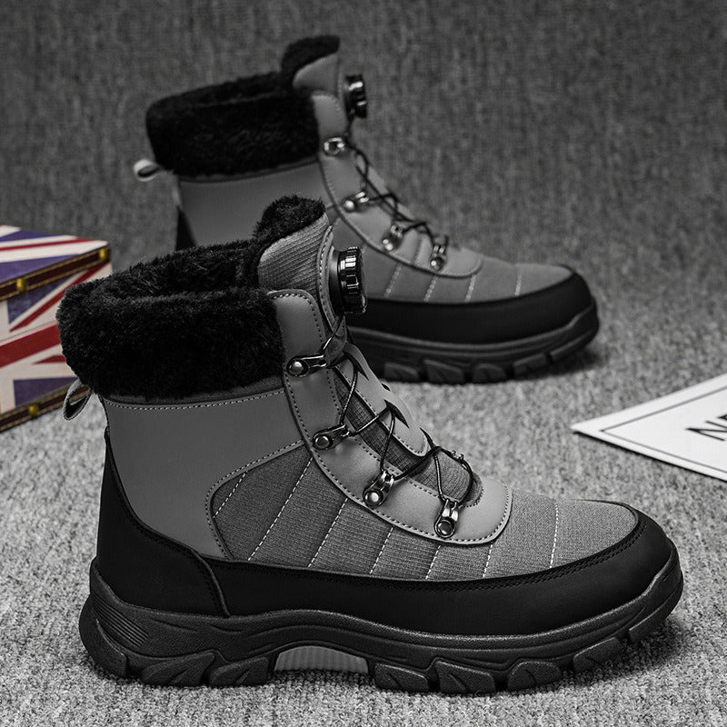 Men’s Cozy Boots With Soft Faux Fur Lining