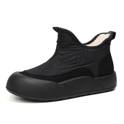 Warm Waterproof Snow Boots with Thick Sole