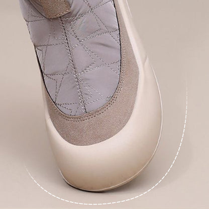 Warm Waterproof Snow Boots with Thick Sole