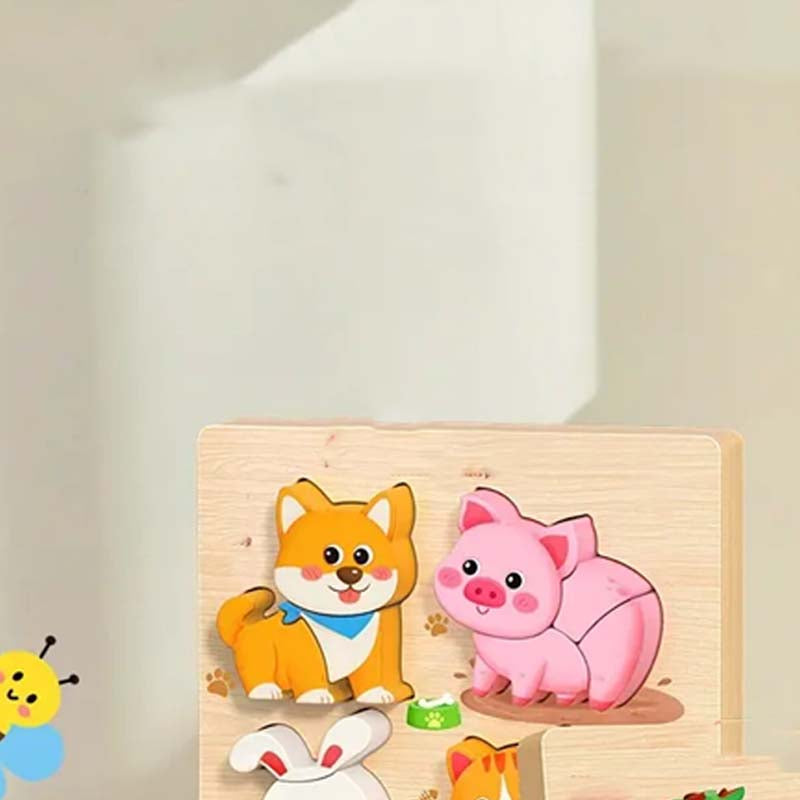 Educational Wooden 3D Puzzle