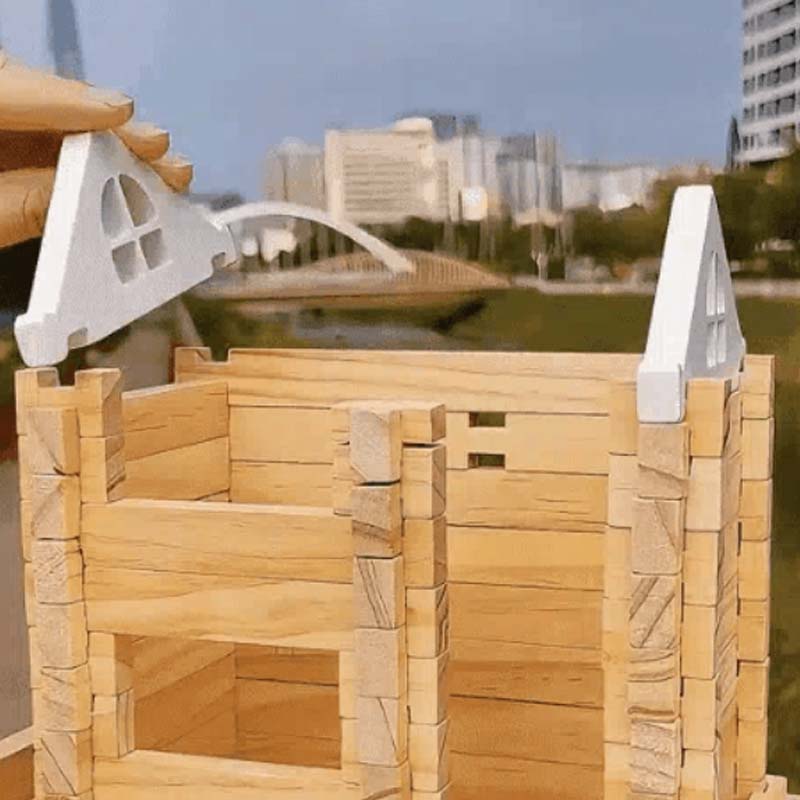 Educational Wooden Building Blocks