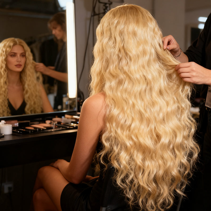Women's Curly Long Wigs