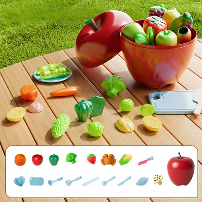 Pretend Cutting Play Food Toys for Kids