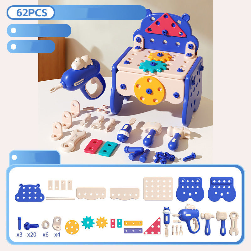 60-Piece Kids Pretend Repair Tool Set