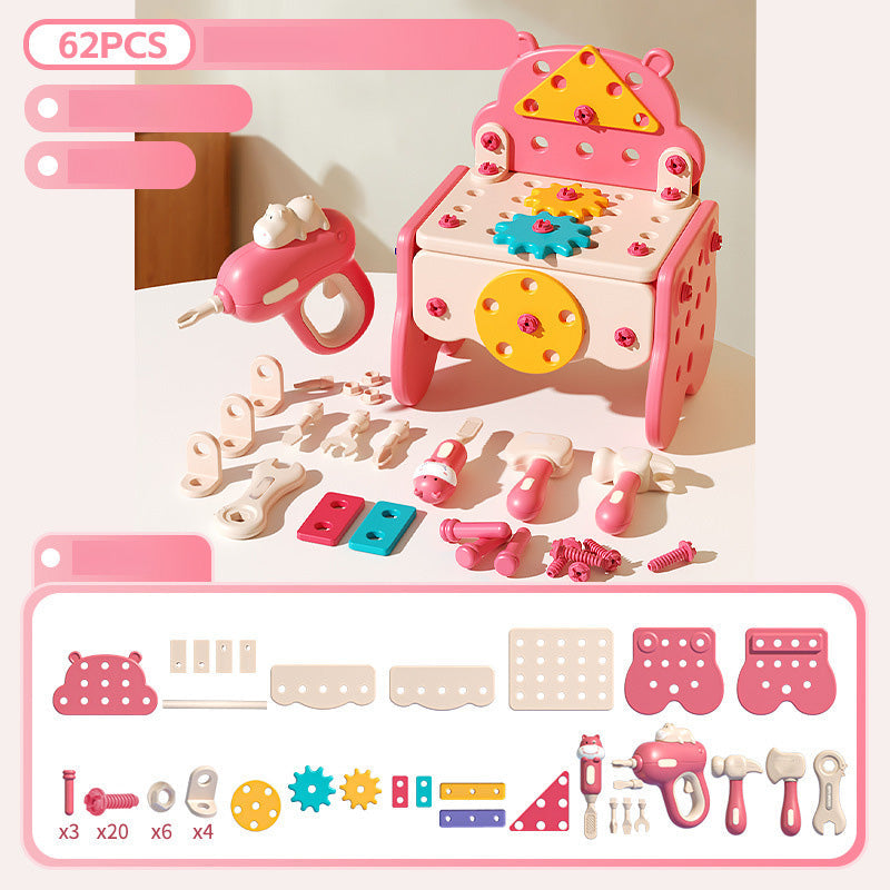 60-Piece Kids Pretend Repair Tool Set
