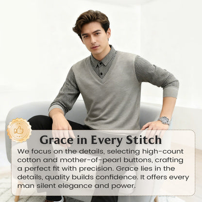 👔 LOOK SHARP IN SECONDS — Built-in Layered Design, Zero Effort Style