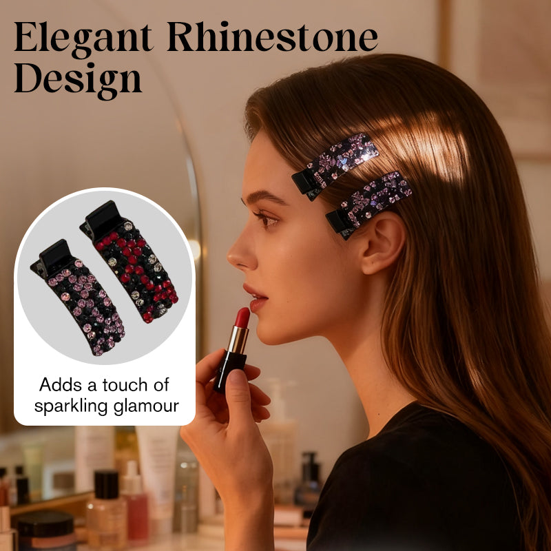💕Last Day 50% OFF💕Rhinestone Hair Clip for Bangs