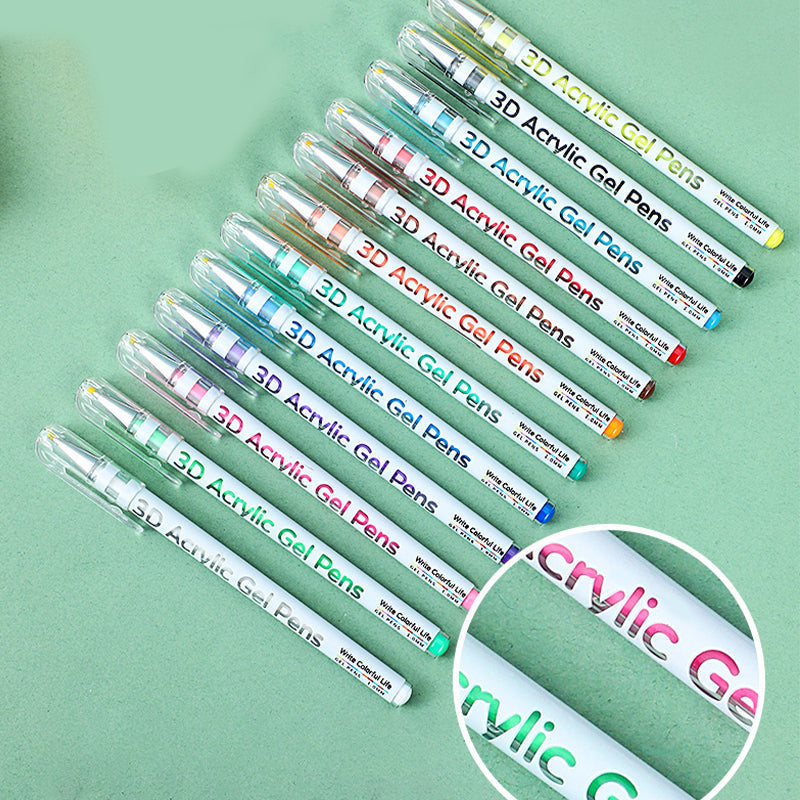 🎄 50% OFF! ✨ MULTI-COLOR GEL PEN SET - 12 Vibrant Colors for Writing & Drawing, Smooth Ink Flow, Perfect for School, Office, and Art Projects 🎁🖊️
