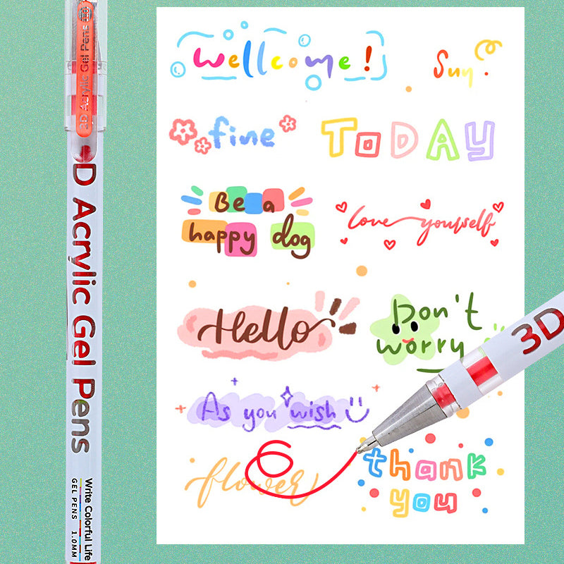 🎄 50% OFF! ✨ MULTI-COLOR GEL PEN SET - 12 Vibrant Colors for Writing & Drawing, Smooth Ink Flow, Perfect for School, Office, and Art Projects 🎁🖊️