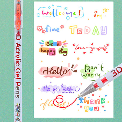 🎄 50% OFF! ✨ MULTI-COLOR GEL PEN SET - 12 Vibrant Colors for Writing & Drawing, Smooth Ink Flow, Perfect for School, Office, and Art Projects 🎁🖊️