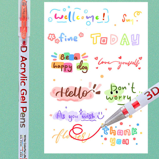 🎄 50% OFF! ✨ MULTI-COLOR GEL PEN SET - 12 Vibrant Colors for Writing & Drawing, Smooth Ink Flow, Perfect for School, Office, and Art Projects 🎁🖊️