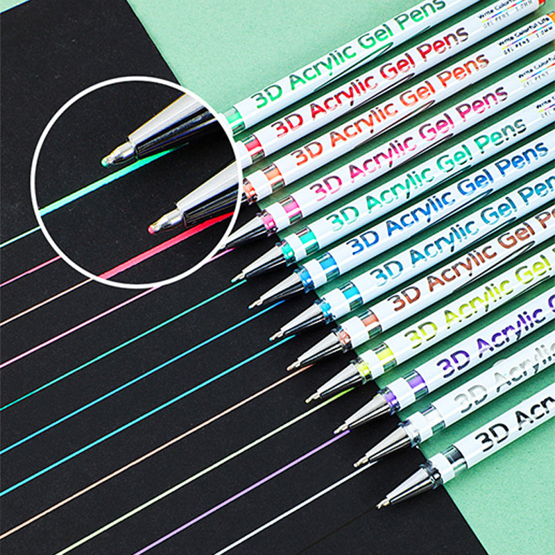 🎄 50% OFF! ✨ MULTI-COLOR GEL PEN SET - 12 Vibrant Colors for Writing & Drawing, Smooth Ink Flow, Perfect for School, Office, and Art Projects 🎁🖊️