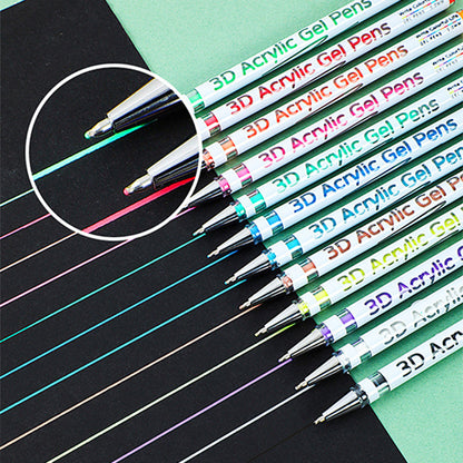 🎄 50% OFF! ✨ MULTI-COLOR GEL PEN SET - 12 Vibrant Colors for Writing & Drawing, Smooth Ink Flow, Perfect for School, Office, and Art Projects 🎁🖊️