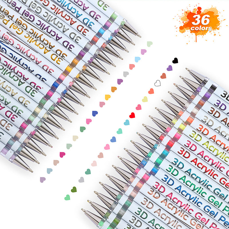 🎄 50% OFF! ✨ MULTI-COLOR GEL PEN SET - 12 Vibrant Colors for Writing & Drawing, Smooth Ink Flow, Perfect for School, Office, and Art Projects 🎁🖊️