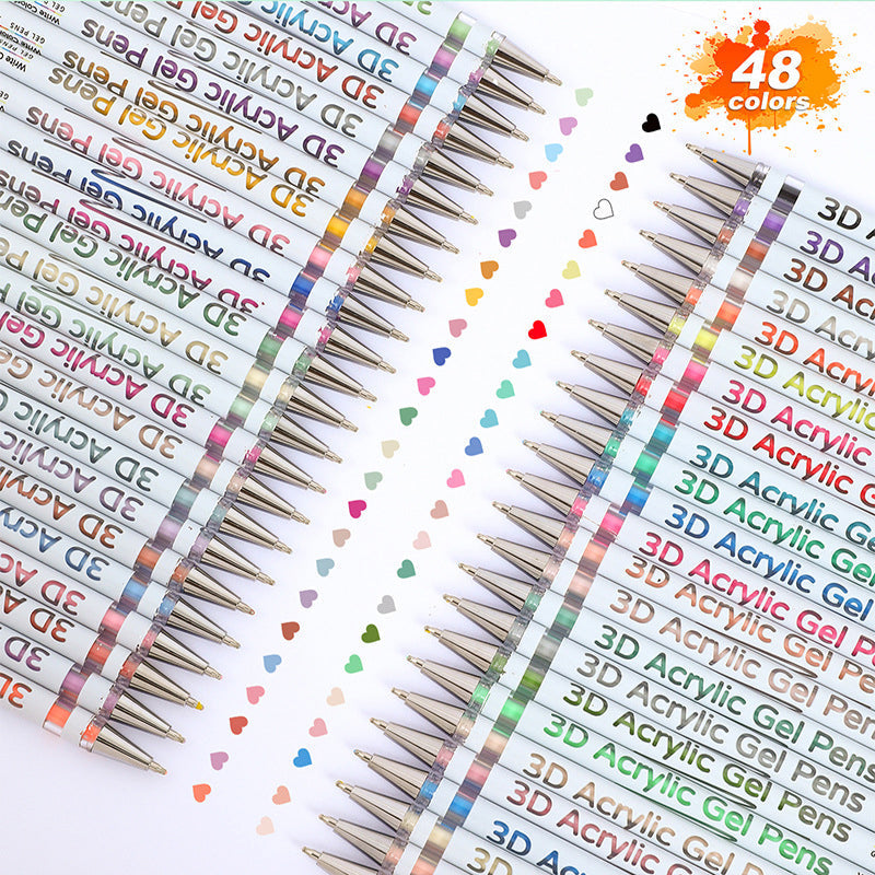 🎄 50% OFF! ✨ MULTI-COLOR GEL PEN SET - 12 Vibrant Colors for Writing & Drawing, Smooth Ink Flow, Perfect for School, Office, and Art Projects 🎁🖊️