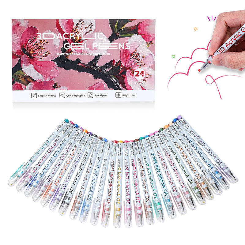 🎄 50% OFF! ✨ MULTI-COLOR GEL PEN SET - 12 Vibrant Colors for Writing & Drawing, Smooth Ink Flow, Perfect for School, Office, and Art Projects 🎁🖊️