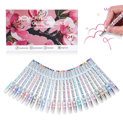 🎄 50% OFF! ✨ MULTI-COLOR GEL PEN SET - 12 Vibrant Colors for Writing & Drawing, Smooth Ink Flow, Perfect for School, Office, and Art Projects 🎁🖊️