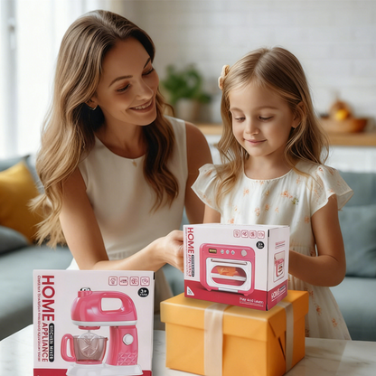 🎁Xmas SALE 50% Off🧑‍🍳✨[Kids Kitchen Playset with Lights & Sounds]✨ - Interactive Appliance Set with Realistic Features, Safe & Durable!🚀