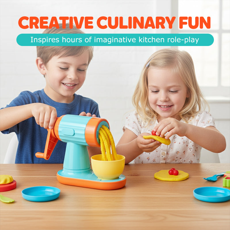 🎉Xmas Hot Sale 50%OFF🎄🎁Kids Clay Noodle Maker Playset