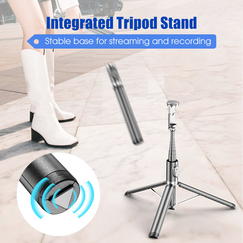 📢📢50 % OFF !!⏰Extendable Bluetooth Selfie Stick Tripod