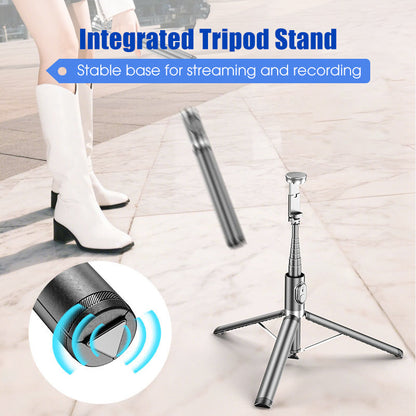 📢📢50 % OFF !!⏰Extendable Bluetooth Selfie Stick Tripod