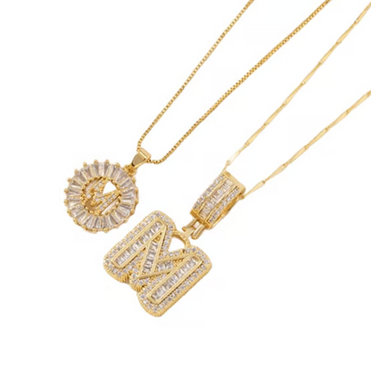 💍 2 Pack✨ Initial Letter Pendant Necklaces-Best Gift for your friends💝