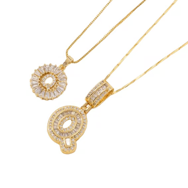 💍 2 Pack✨ Initial Letter Pendant Necklaces-Best Gift for your friends💝