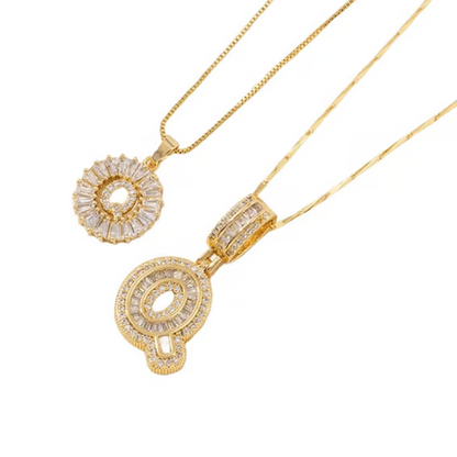 💍 2 Pack✨ Initial Letter Pendant Necklaces-Best Gift for your friends💝