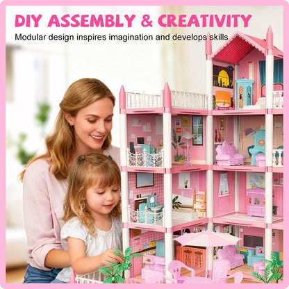 📢📢50% OFF!!⏰DIY Luminous Princess Castle Dollhouse
