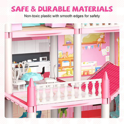 📢📢50% OFF!!⏰DIY Luminous Princess Castle Dollhouse