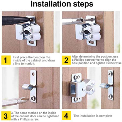 🎉BUY MORE SAVE MORE🎁Classic Cabinet Door Stainless Steel Snaps