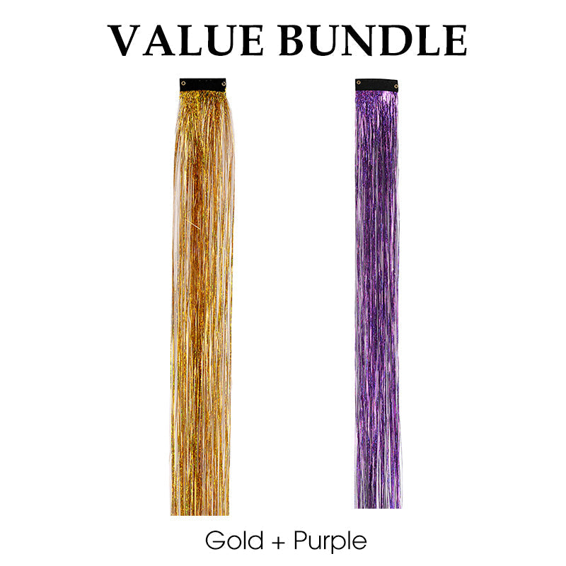 Sparkling Clip-in Hair Tinsel