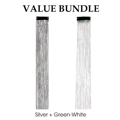 Sparkling Clip-in Hair Tinsel