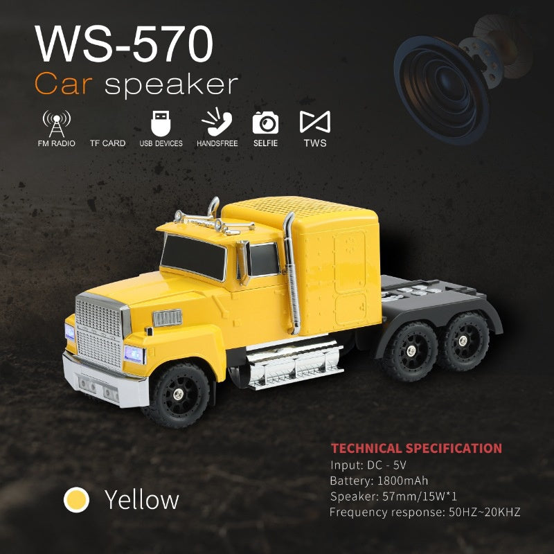 🔥2026 Hot Sale 50% OFF 🔥Truck Model Bluetooth Speaker