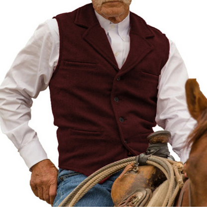 🔖 50% OFF! 🔥 Men's Slim Fit Casual Vest 👕💥