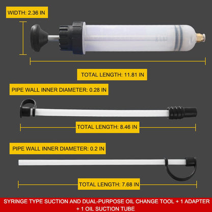 🔥50% OFF🔥500CC Oil Fluid Extractor, Automotive Fuel Extraction Pump, Quick Absorption Manual Oil Extractor Pump, Car Repair Tool